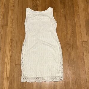 Elegant White Lace Dress